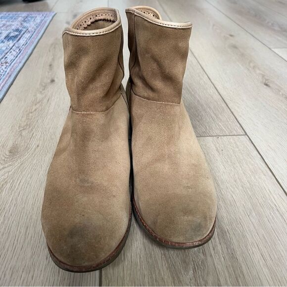 UGG Australia Darling Suede Ankle Boots Chestnut Size 11 - Picture 2 of 10